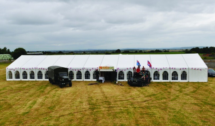 2014 Dorrington YFC 70th Anniversary Ball Marquee 12 x 30m with a 9 x 18m dance marquee to the rear